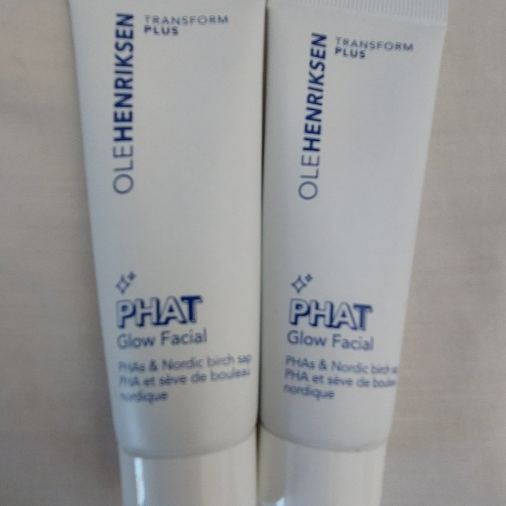 2 Ole Henriksen Transform Plus Phat Glow Facial Mask .50 each 1.0 oz total